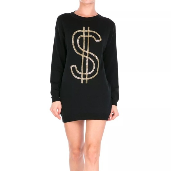 moschino jumper dress